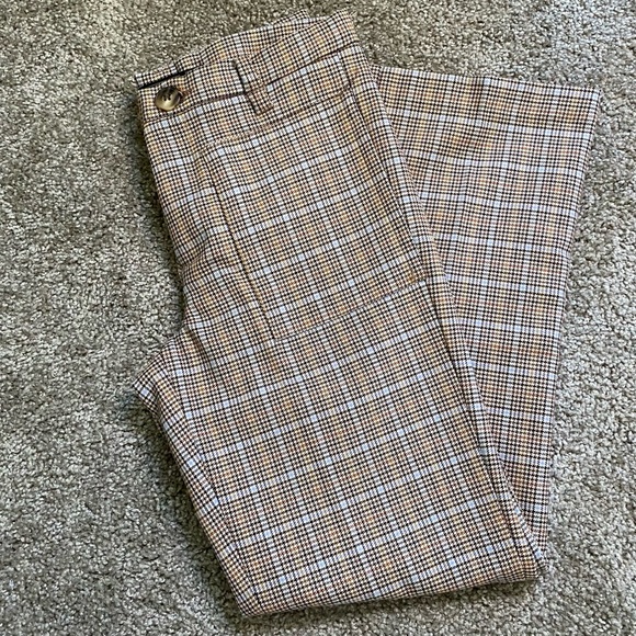Zara Pants - ZARA HOUNDSTOOTH Demi flare pants